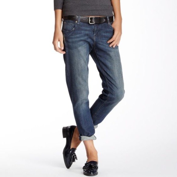 Elle Denim - SALE Denim Blue Jean Boyfriend Crop Size 6